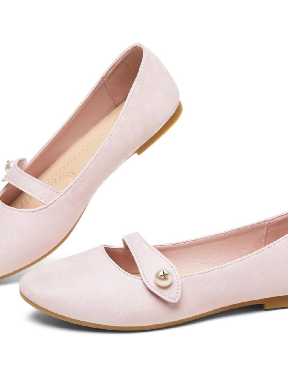 Women's Mary Jane Flats Floral Print Ballet Flats